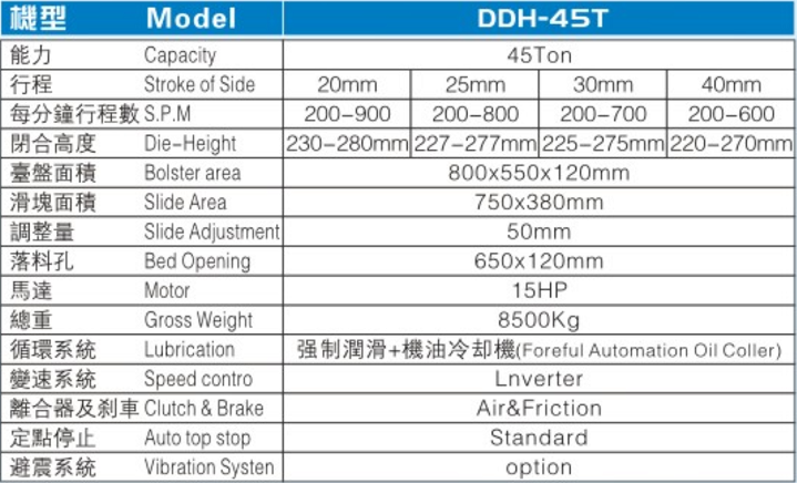 DDH-45T龙门式高速精密自动冲床